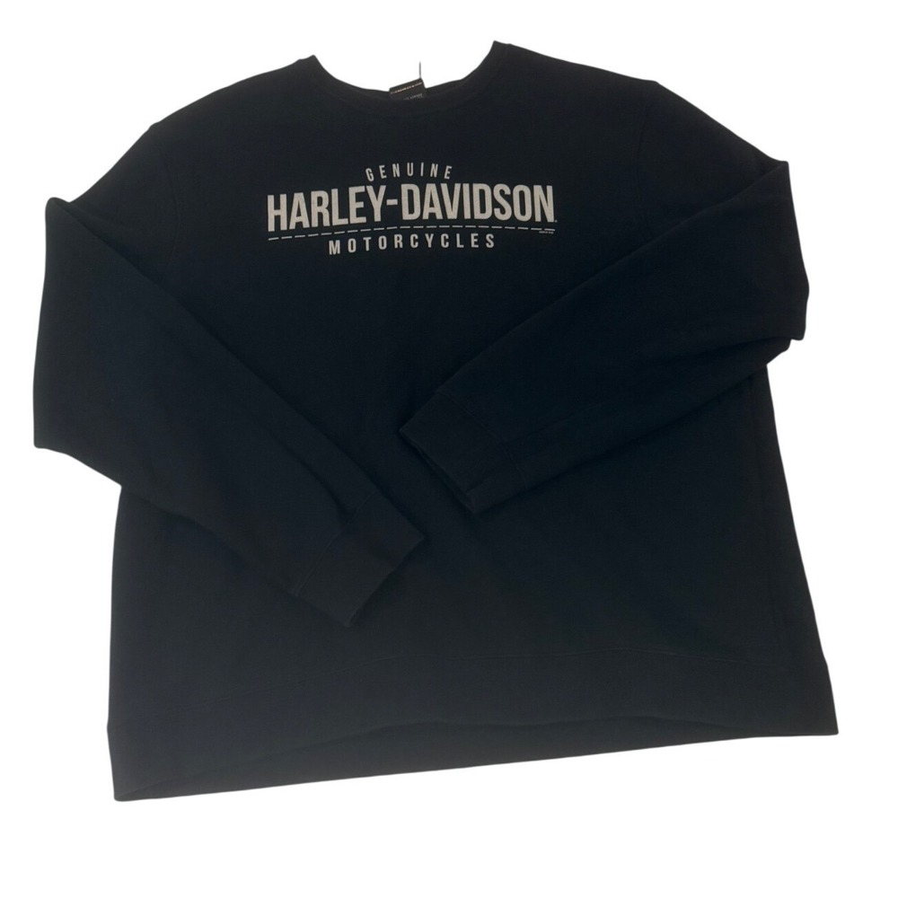 Harley Davidson Motorcycles Sweatshirt Black XXL Bootlegger Knoxville TN Graphic